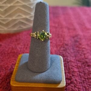 Blue Sage  Green Gemstone Ring